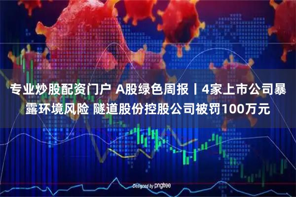 专业炒股配资门户 A股绿色周报丨4家上市公司暴露环境风险 隧道股份控股公司被罚100万元